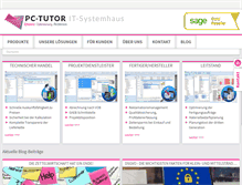 Tablet Screenshot of pctutorit.de